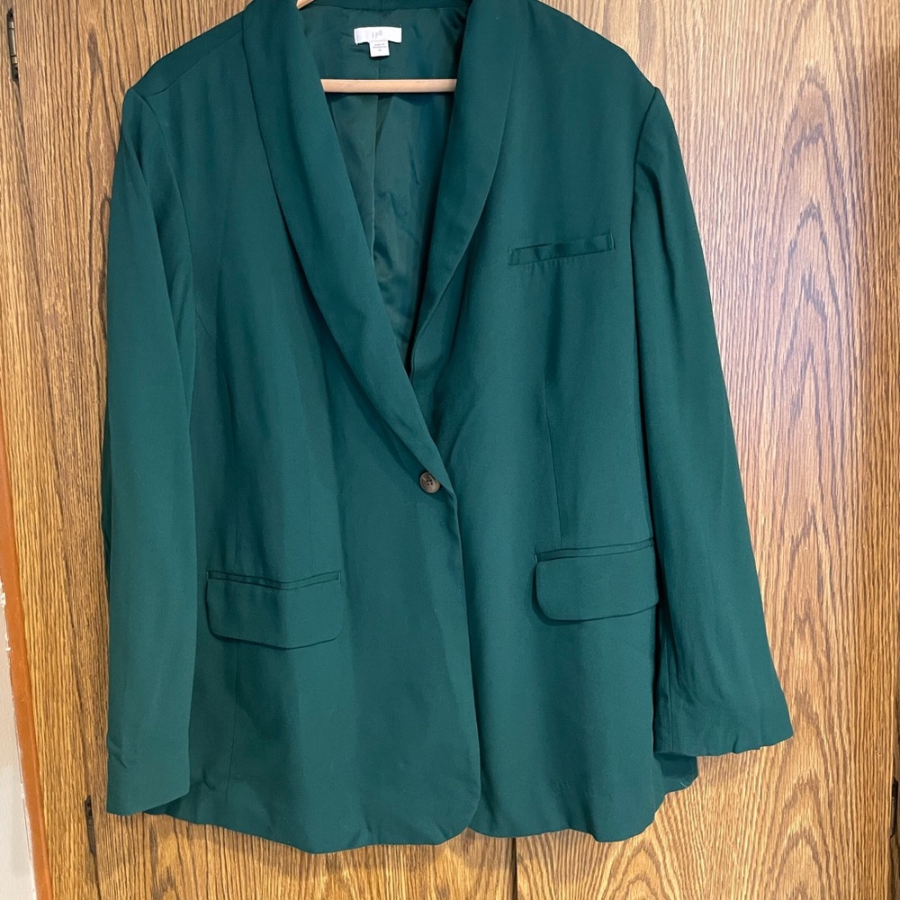 J. Jill Deep Green Blazer